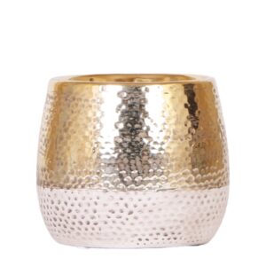 Elite pot | zilver,  brons - ø 9 cm, Goud
