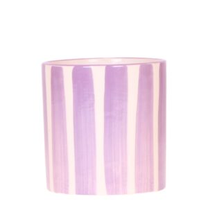 Pot Painted stripe | lilas