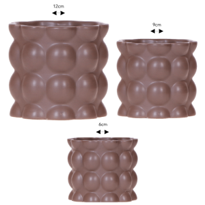 Pack combinado Cotton | marrón