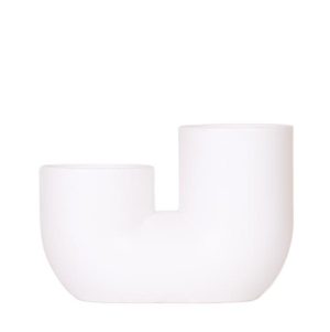 Maceta decorativa Tube | blanco